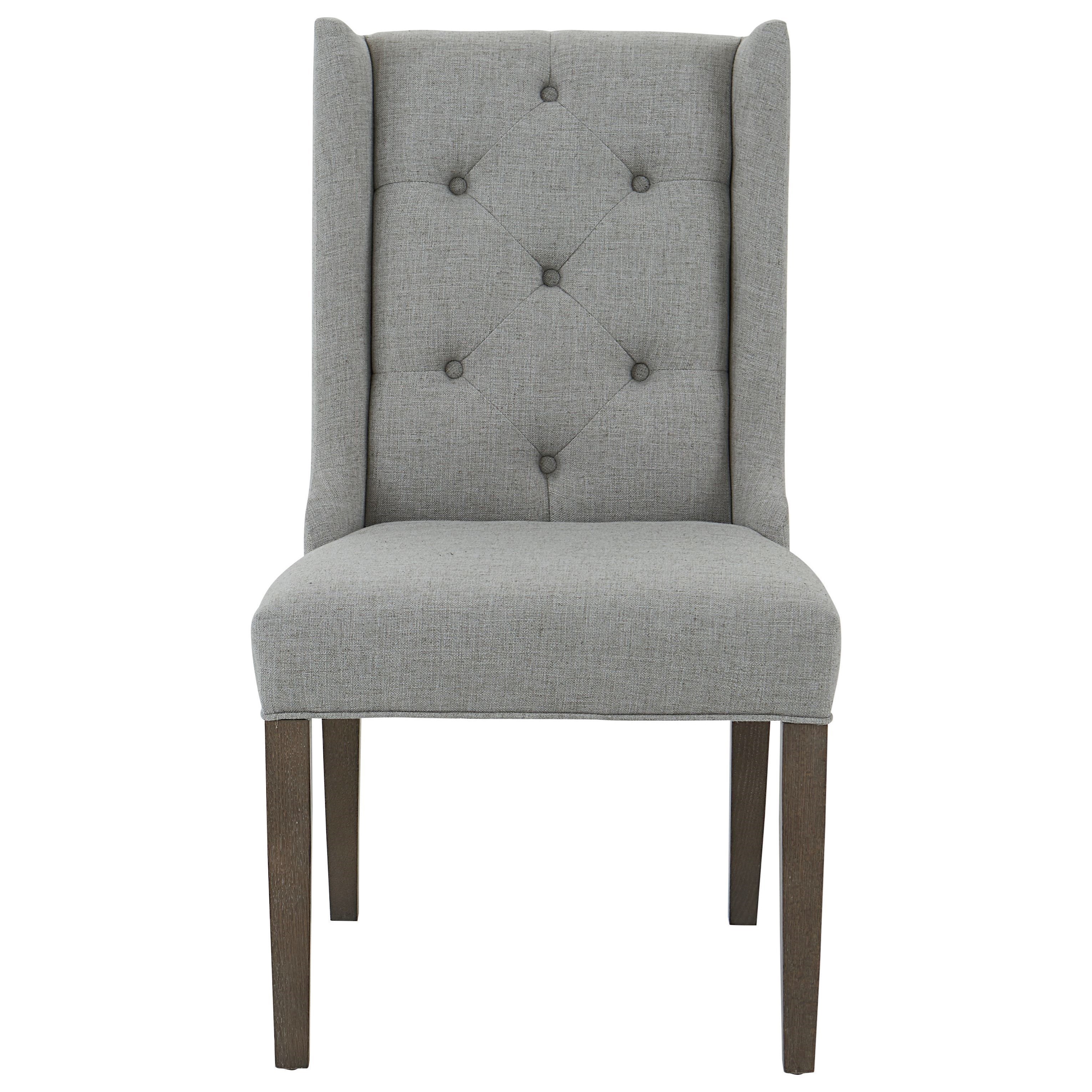 Bassett Brooke Customizable Wing Back Side Chair with Tufted Back